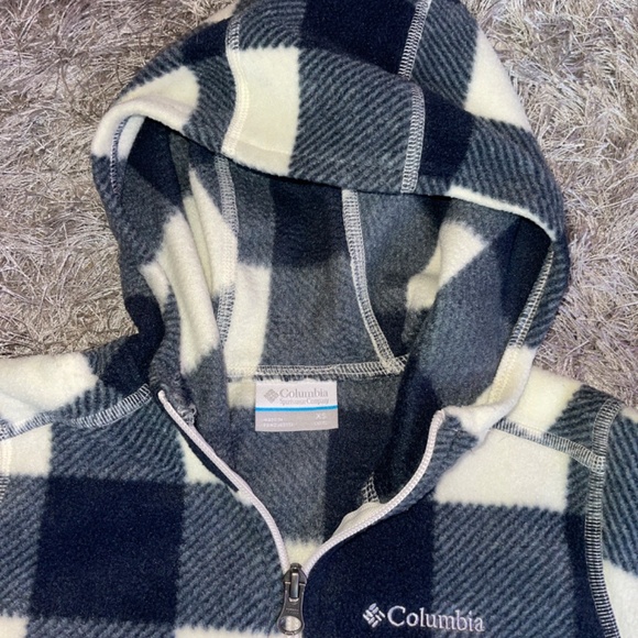 Boy’s Columbia Quarter Zip Fleece Hooded Pullover - Picture 4 of 5